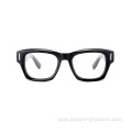 Latest Unisex Custom Logo Full Rim Thick Acetate Glasses Frames Eyewear